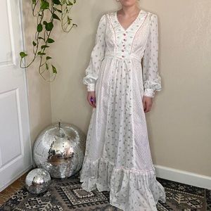 Vintage Jody T of California Floral Dress